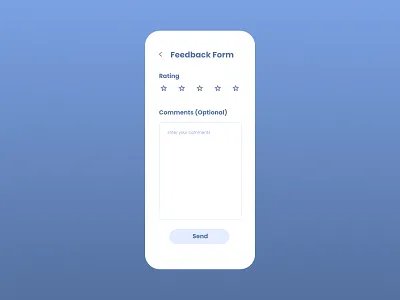 Feedback form design figma product design ui uiux ux