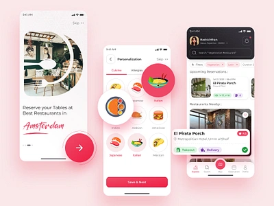 Waiter & Menu App UI | UI UX Design | UI Design | Product Design app app design app ui app ui design design dine in app food app ui food delivery app restaurant app ui ui ux design user interface ux waiter app