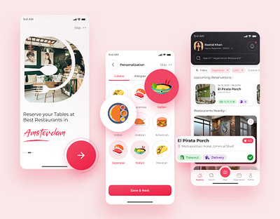 Waiter & Menu App UI | UI UX Design | UI Design | Product Design app app design app ui app ui design design dine in app food app ui food delivery app restaurant app ui ui ux design user interface ux waiter app