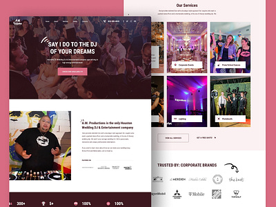 AM Production: CMS Website Design branding design figma graphic design ui ux web design