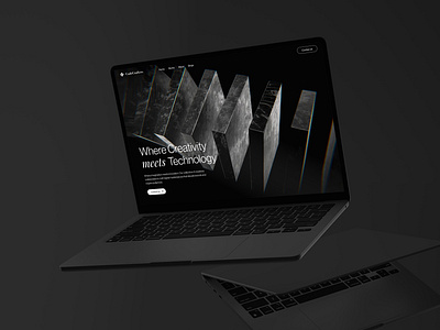 Creative Agency Website Landing Design 3d animation branding ecommerce graphic design logo motion graphics ui uiux ux webdesign website