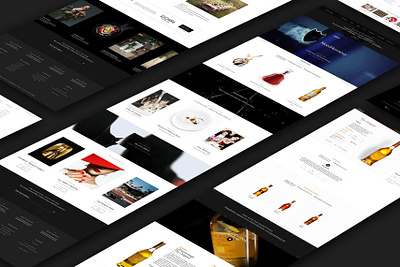 Moet Hennessy e-commerce website design interface ui ux web