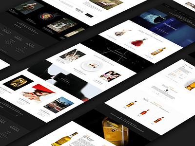 Moet Hennessy e-commerce website design interface ui ux web