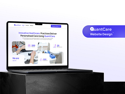 Quantcare Medical Website Design medical uiux web design