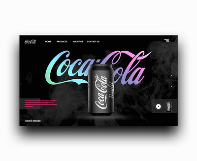 Coca Cola Banner Design banner coca cola creative ui ux