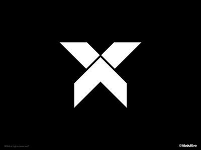 monogram letter X logo exploration .002 brand branding design digital geometric graphic design icon letter x logo marks minimal modern logo monochrome monogram negative space