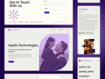 Dating Website Design Concept business concept corporate dating app dayly ui design designinspiration inspiration mobile ui userinterfacedesign ux website
