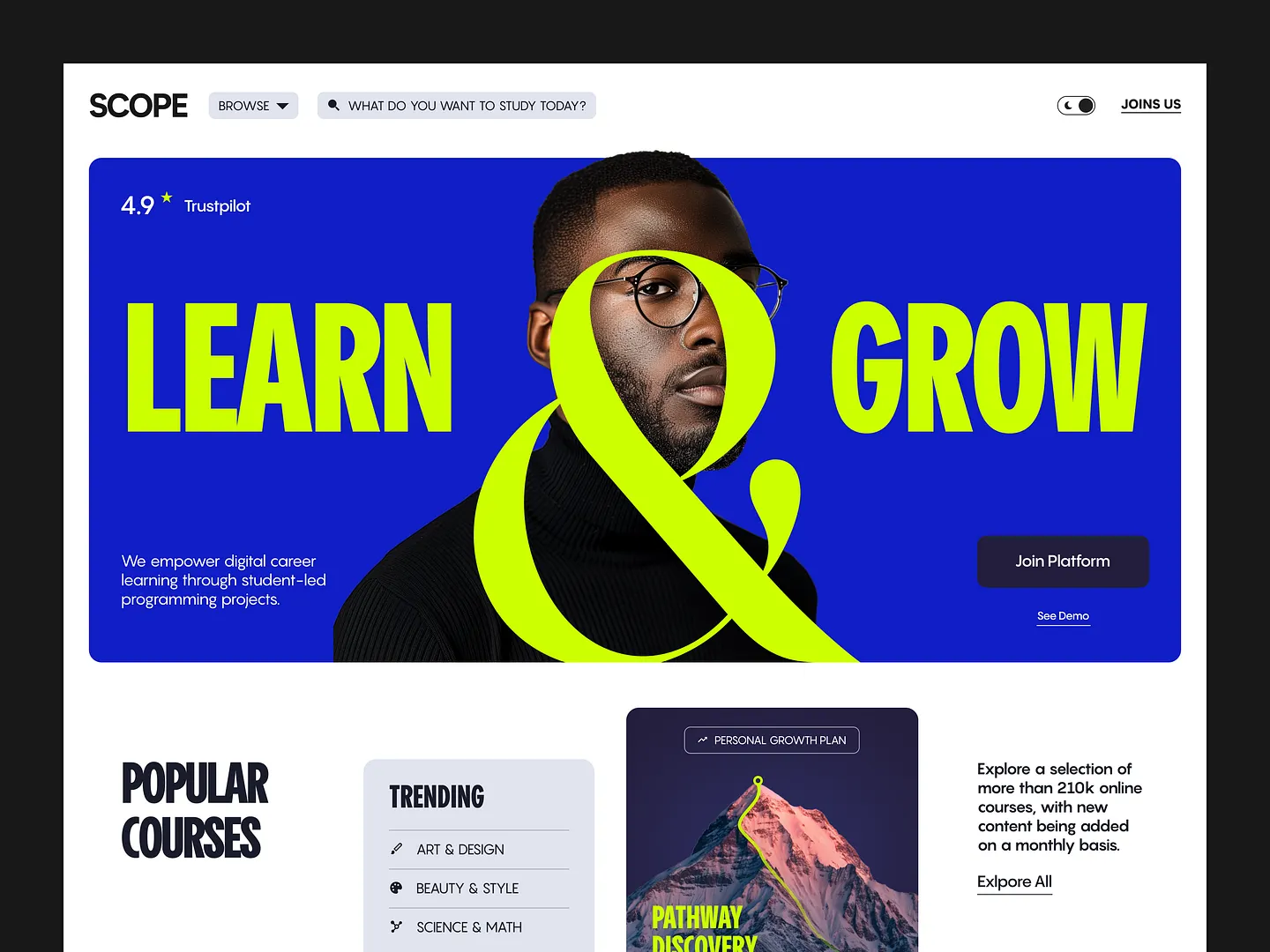 Vibrant and Engaging Colourful Website Design