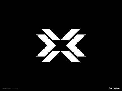 monogram letter X logo exploration .005 brand branding design digital geometric graphic design icon letter x logo marks minimal modern logo monochrome monogram negative space