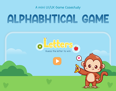 Alphabetical Game UI animation graphic design motion graphics ui