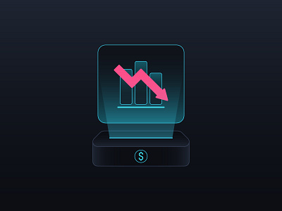 Finance Analytics Tool arrow bar chart dashboard data decline decrease downward exchange finance forecast graph illustration indicator market negative service stock tool trend