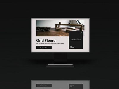 Grid Floors - Wood flooring brand branding business design ui ux web design