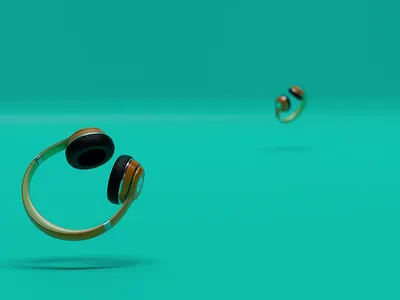 Headphones trailer 3d animation motion graphics