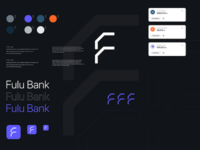 Fulu Bank app branding design illustration interface logo ui visual design web application
