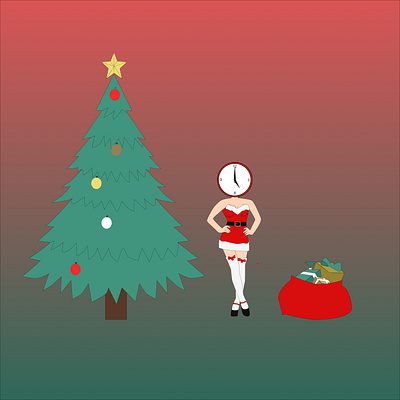 Christmas Day to woman 3d animation branding christmas design graphic design illustration logo motion graphics ui ux vector