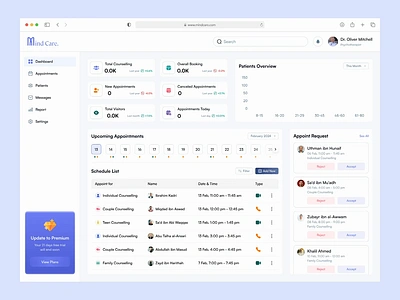 Mental Health Support Platform appointment dashboard halal healthcare medical web app medication tracker app mental health mental health app mental health awareness mental health care services mental health dashboard design mental health saas mental health webapp mental health websites online therapist online therapy patients dashboard saas platform sales analytics dashboard stress meditation ap