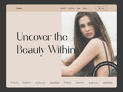 Fashion Landing page branding fashion graphic design home page landingpage style ui ux webdesign website