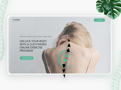 AI-Powered Back Pain Platform ai aipowered backpain creative exercise fit modern pilates webplatform workout