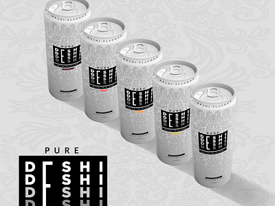 DESHI Milk In A Can brand design graphic design logo design product design product mockup