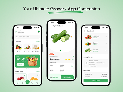 Grocery App Design app design design figma grocery grocery app grocery app design mobile app design trending ui ui design ux ux design