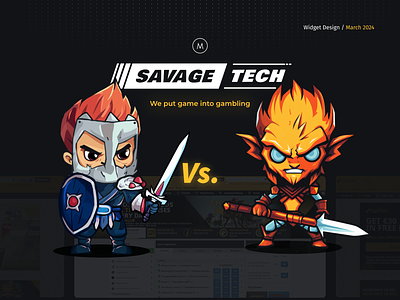Savage-Tech Widget Integration animation design illustration minimal mobile ui user experience user interaction user interface ux web widget