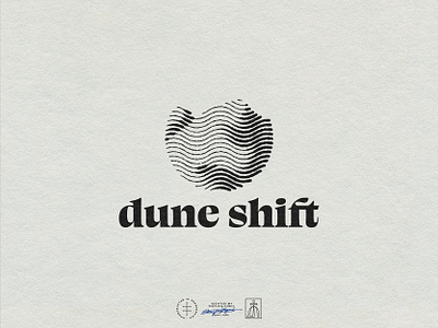 Dune Shift Tertiary Logo black and white brand design brand identity branding branding design clean identity design logo logo design logo designer minimal minimalist logo minimalistic modern retro simple type typography vintage visual identity