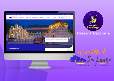 Ayubowan Sri Lanka - TOURISM responsive toursim ui ux web design