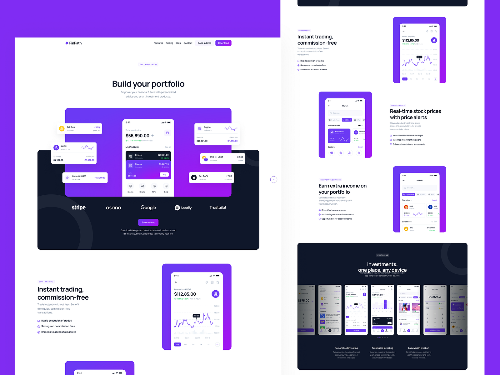 SAAS Website by Design Master on Dribbble