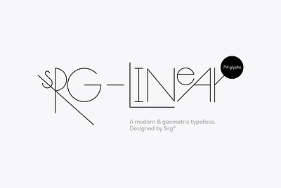 Srg Linear - Geometric Typeface ad font clean font display font futuristic font haute couture linear font minimal font modern font monogram font retro font retrofuturistic font sans serif font sans serif typeface srg linear geometric typeface store font titles font typeface typography typography design typography font