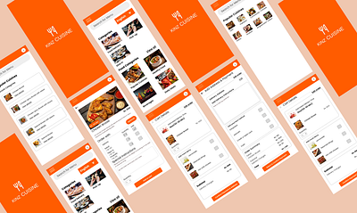 Food Menu App design figma figma mobapp mob mobdesign ui uidesign uiux userflow uxui