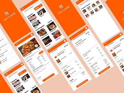 Food Menu App design figma figma mobapp mob mobdesign ui uidesign uiux userflow uxui