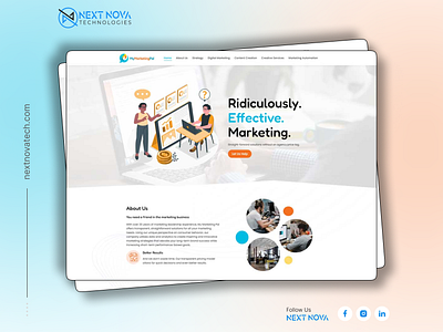 Stay ahead of the curve with Next Nova Technologies! wordpress blog website wordpress development wordpress landing page wordpress website design wordpress website development