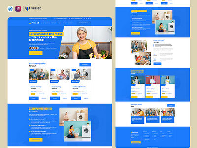Polished – Cleaning Services Company Elementor Template branding cleaning cleaning business cleaning company cleaning company website cleaning landing page cleaning service cleaning service website cleaning services cleaning services website cleaning website commercial cleaning design elementor template graphic design house cleaning ui web design