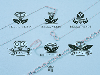 Diamond Type Logo Design logoart