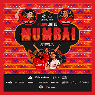 Man Utd in Mumbai X Heedayah Lockman advertising decorative event mumbai portraits soccer