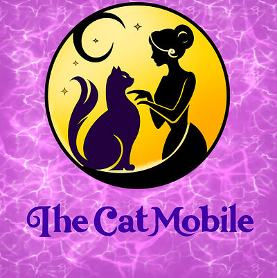 Cat mobile branding graphic design logo