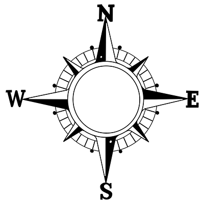 Compass branding graphic design logo