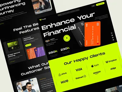 Finance Landing Page banking website finance finance landing page financial financial landing page fintech fintech website landing page saas uiux uiux design web design website desi website design