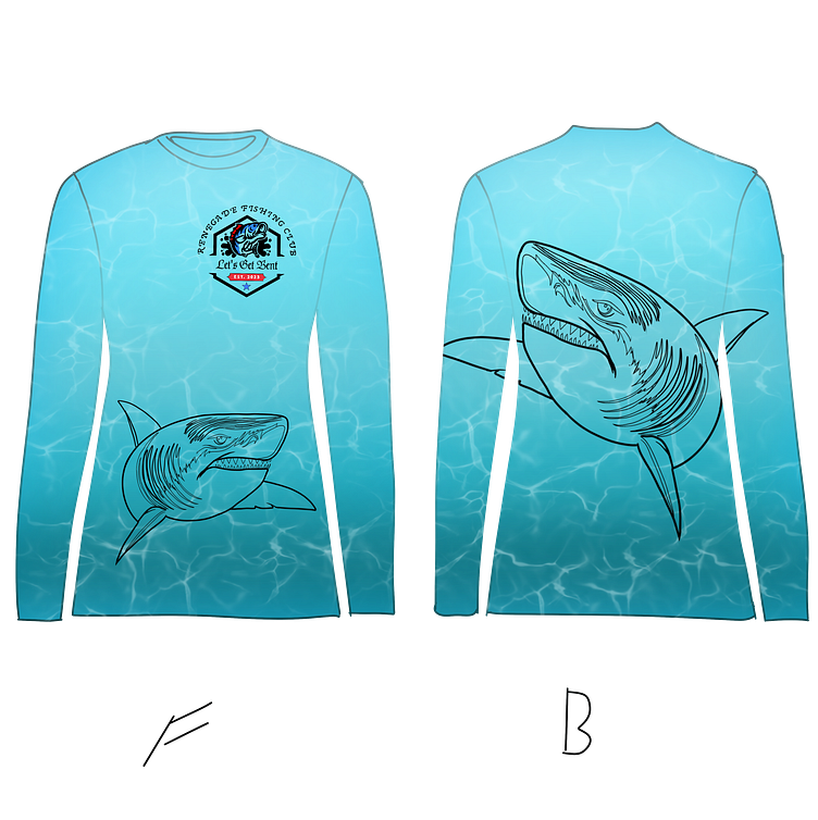 Sublimation fishing shirt by Curly on Dribbble