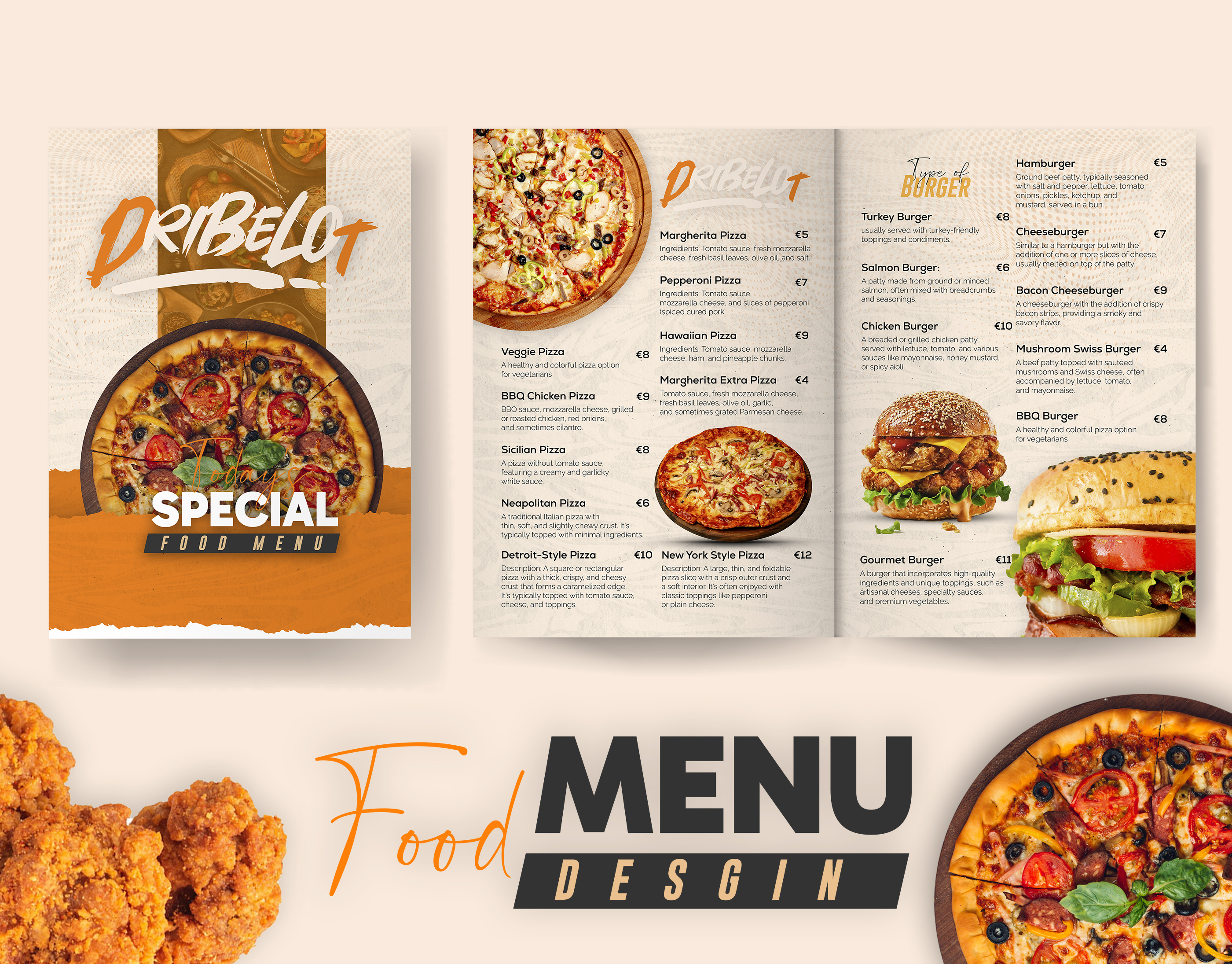 Restaurant Menu Design by Legoon Pixel on Dribbble