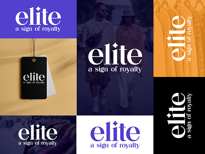 elite Clothing brand logo 3d branding clothing logo fassion logo graphic design logo modern logo