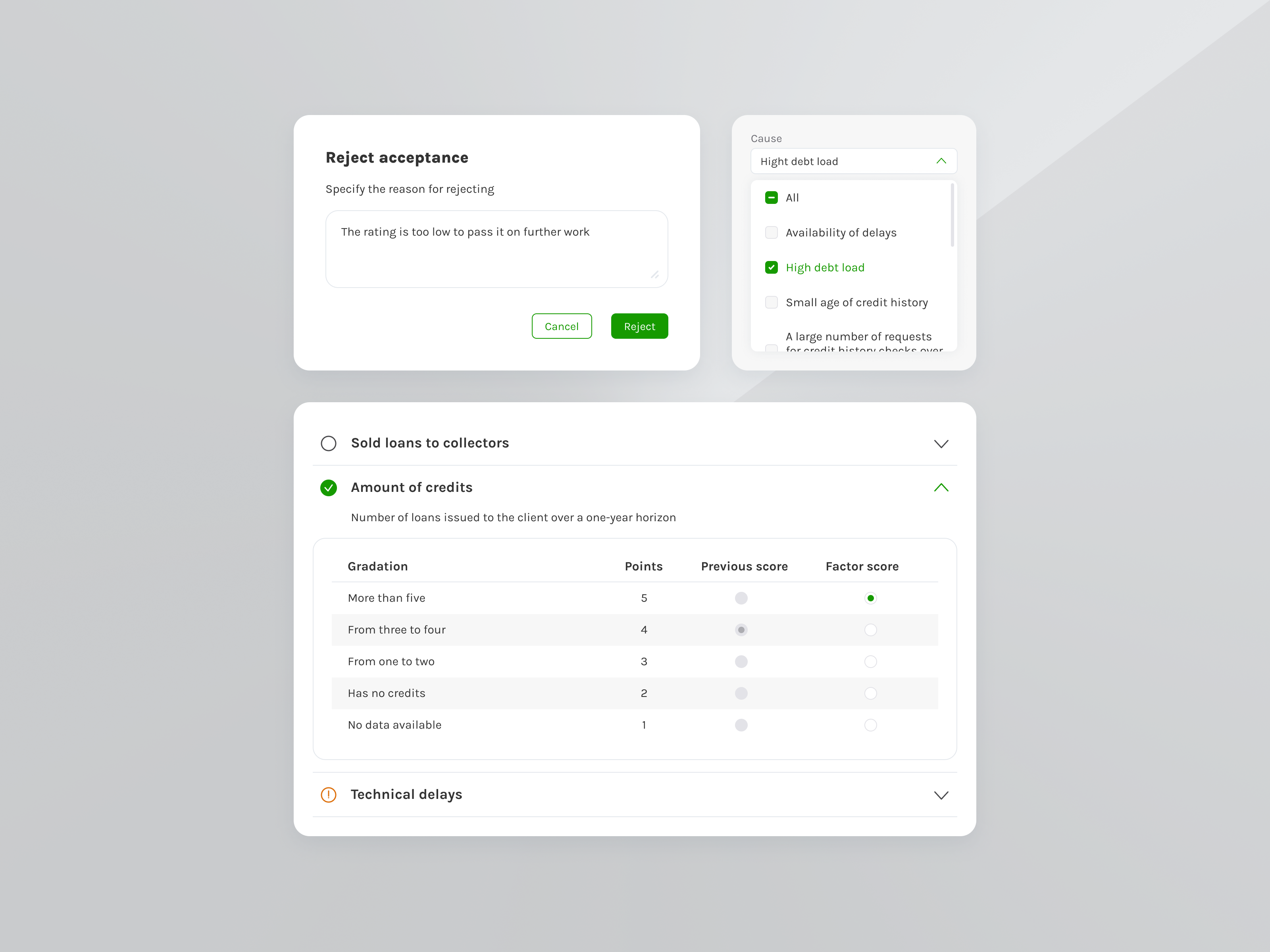 Components for Credit Calc components credit credit calc design figma interface ui user interface ux uxui web web design