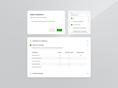 Components for Credit Calc components credit credit calc design figma interface ui user interface ux uxui web web design
