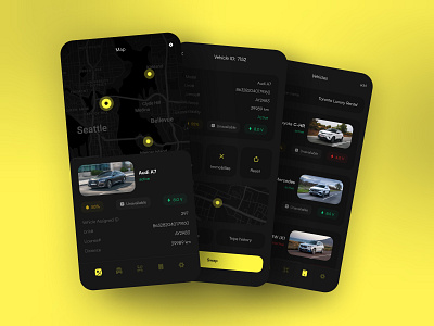 Car Taxi Design Mobile App alev app design application car design digital design studio figma graphic design interface map mobile app mobile design startup taxi ui ux web design
