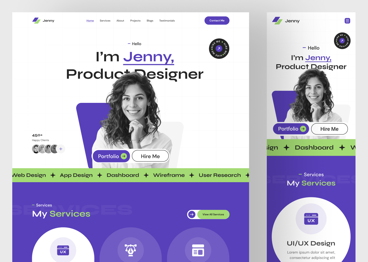 Personal Portfolio Website Figma Template Uiux Design By Kg Ui Design On Dribbble Personal Portfolio Website Figma Template Uiux Design By Kg Ui Design On Dribbble