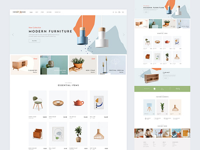 Furniture Shop Website adobe xd app design branding business dailyuichallenge designer digital digital shop ecommerce graphic design logo ui