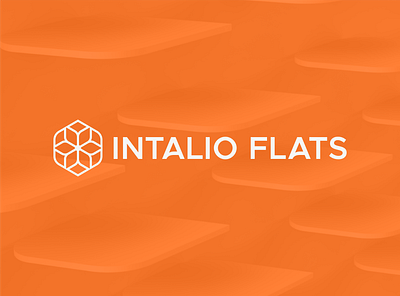 Intalio Flats adobe brand branding dimensions flats identity intalio orange real estate