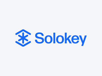 Solokey Logo Design 3d logo asterisk logo blockchain logo box logo brand design brand identity branding crypto logo cube logo encrypted logo fintech logo logo logomark password logo s s lettermark s logo s monogram tech logo type