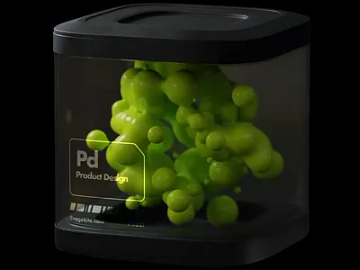 3D LIQUID CUBE 3d animation blender character cinema esports game gaming glass illustration landing page liquid play ragebite trading website