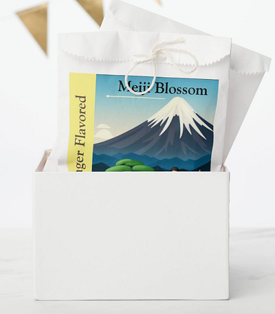 Meiji Blossom Tea Mockups